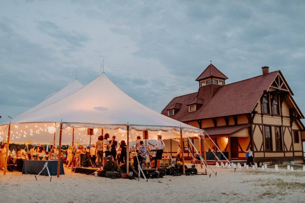 Delaware Beach Wedding Tent