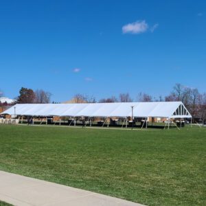 40' by 175' Gable End Frame Tent