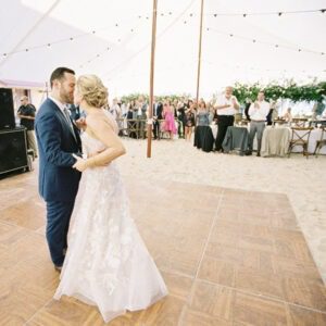 Beach Dance Floor Rental, Rehoboth Beach Wedding
