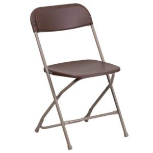 Brown Plastic Folding Chair Rental
