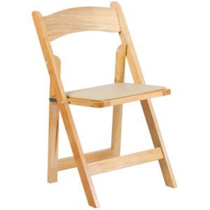 Natural Folding Chair Rental
