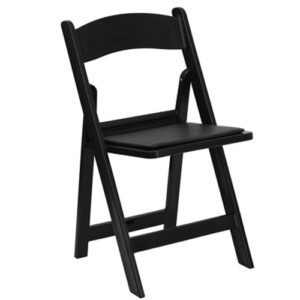 Black Padded Chair Rental