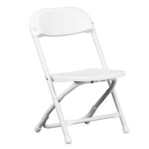 Kids White Folding Chair Rental