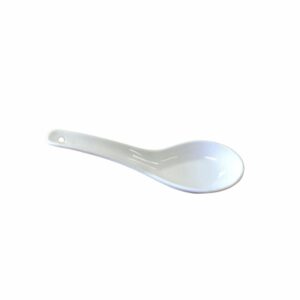 Tasting Spoon, White Porcelain