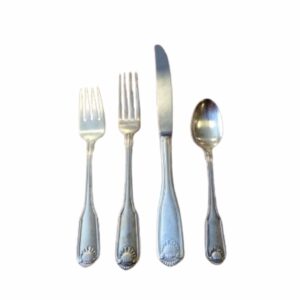 SILVER PLATED VINTAGE FLATWARE SHELL