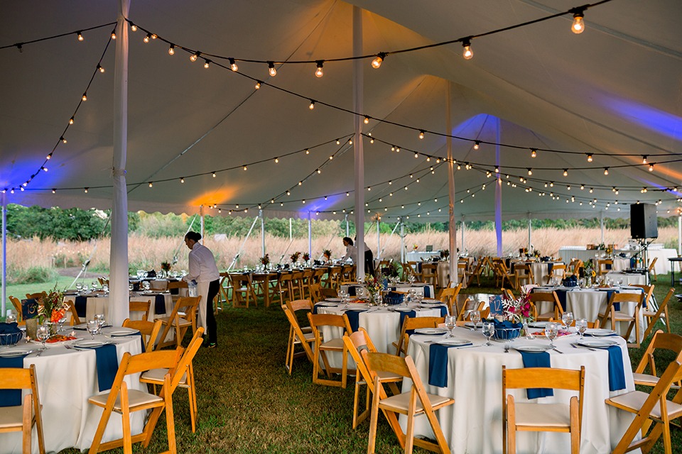 Invitation and Favor Featuring Sailcloth Tent Design