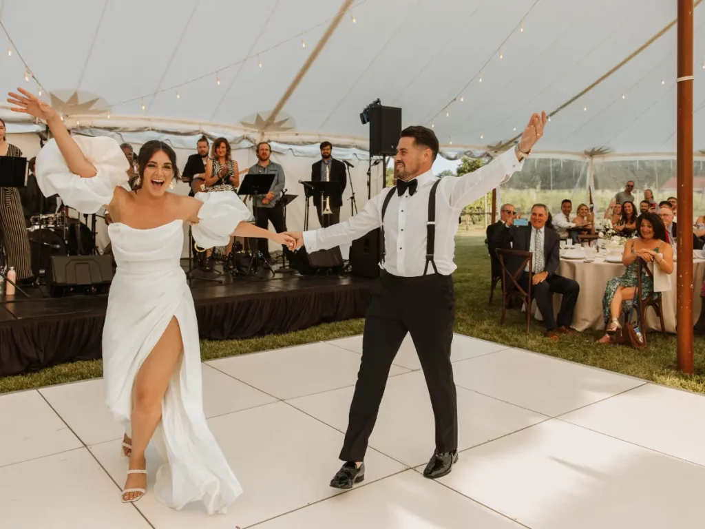 Wedding White Dance Floor Rental