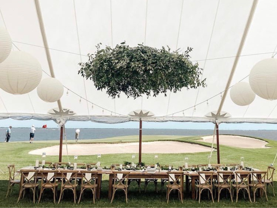 Sailcloth Tent at Rehoboth Beach Yacht and Country Club by Collective Event Group
