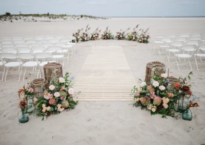 wedding ceremony on beach