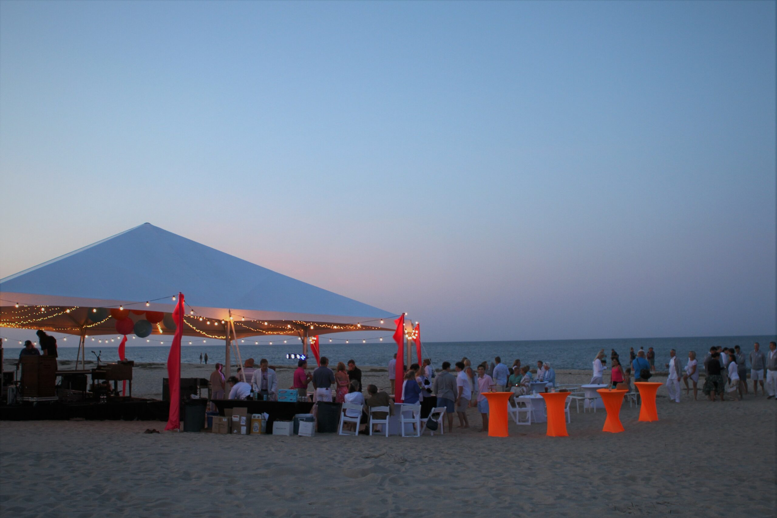 Tent on Bethany Beach for Party by Collective Event Group