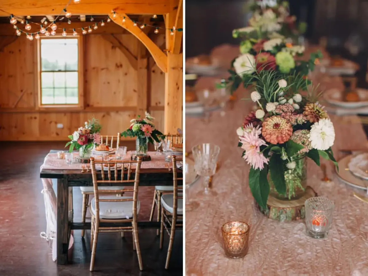 Featured Wedding at Thousand Acre Farm in Green Wedding Shoes