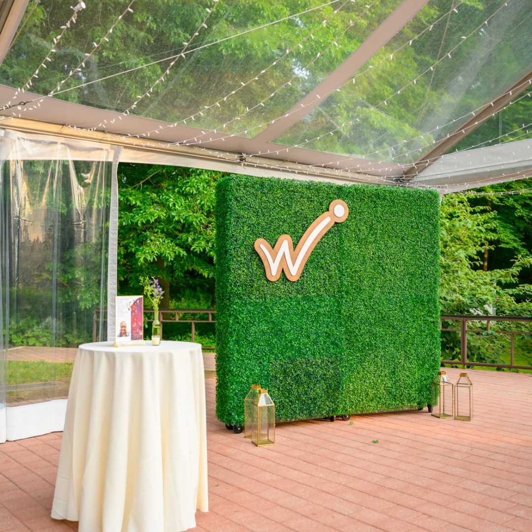 Greenery Wall for wilmington delaware events