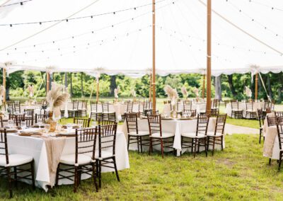 Tented Sailcloth Wedding