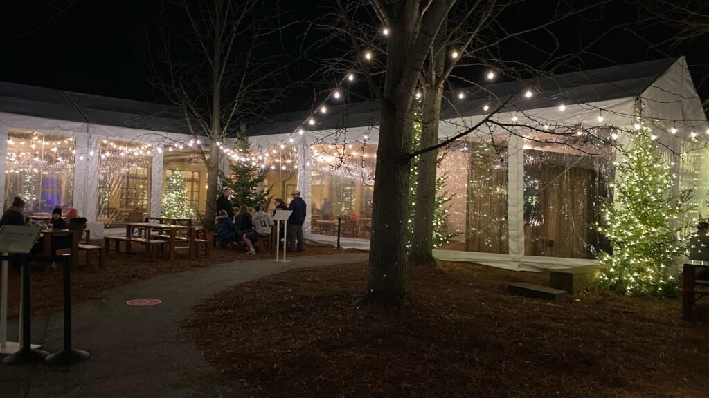 tents at longwood gardens