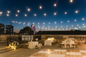 sunset from rooftop of free library of philadelphia