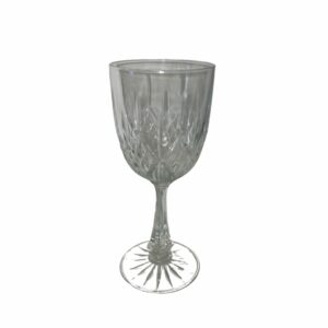 etched vintage wine glasses