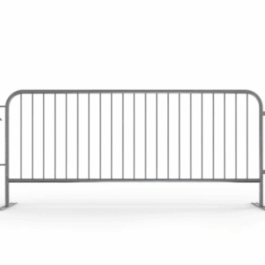 galvanized steel crowd control barricade